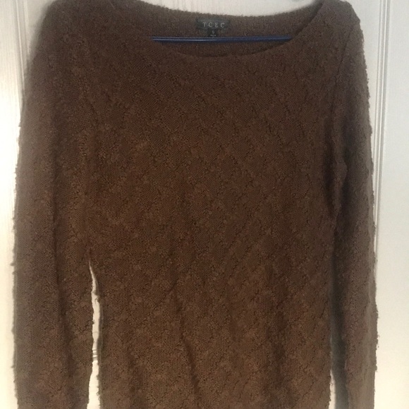 Used TCEC brown sweater - Picture 3 of 5